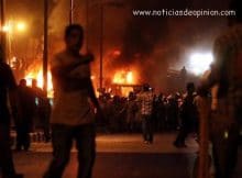 Disturbios en Egipto El Cairo toque de queda